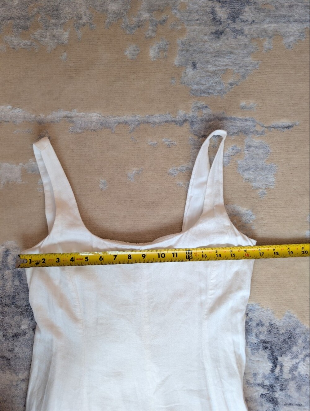 GAP White Sleeveless Linen-Blend Maxi Dress - Picture 5 of 11